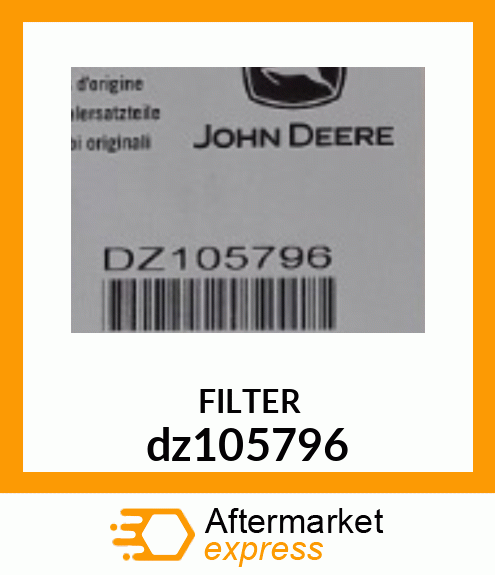 FILTER ELEMENT, CRANKCASE VENT FILT dz105796