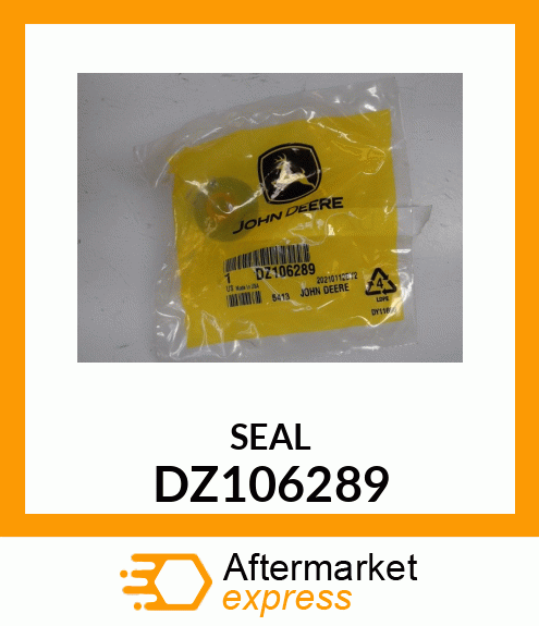 Seal - SEAL, VALVE STEM LOW FRICTION INTAK DZ106289