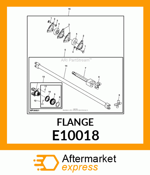 Pressed Flanged Housing E10018