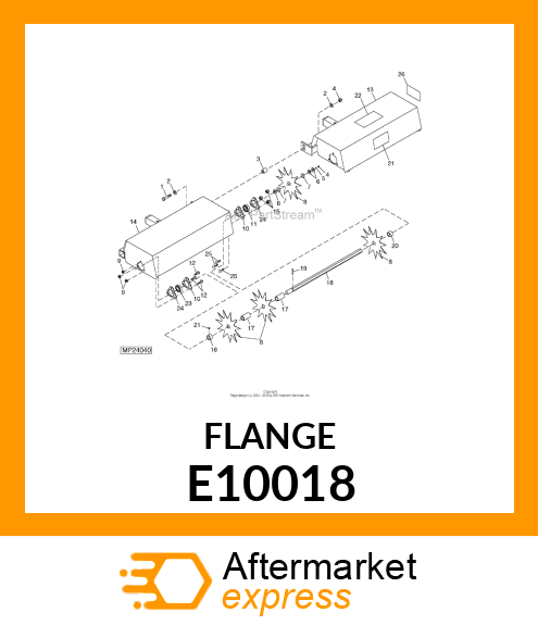 Pressed Flanged Housing E10018