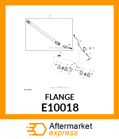 Pressed Flanged Housing E10018