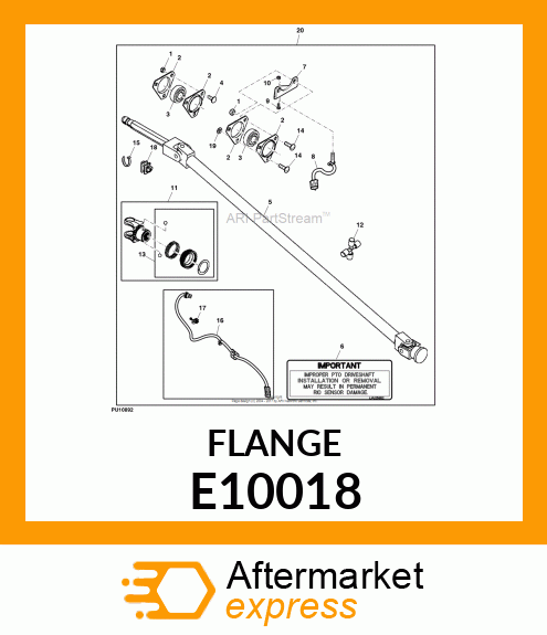 Pressed Flanged Housing E10018