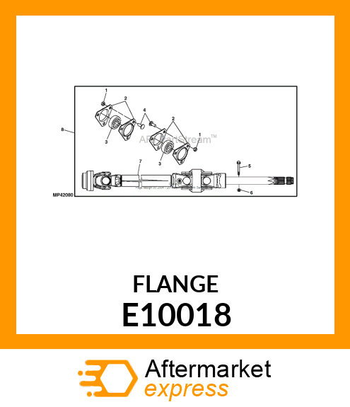 Pressed Flanged Housing E10018