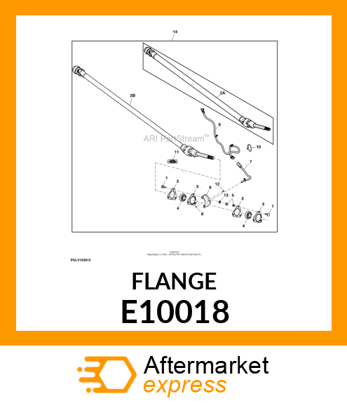 Pressed Flanged Housing E10018