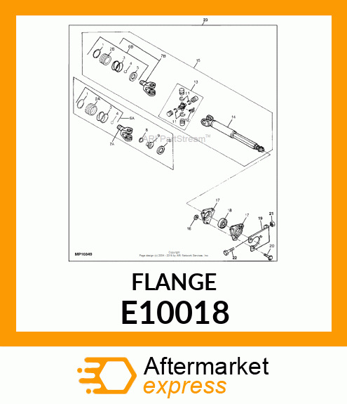 Pressed Flanged Housing E10018