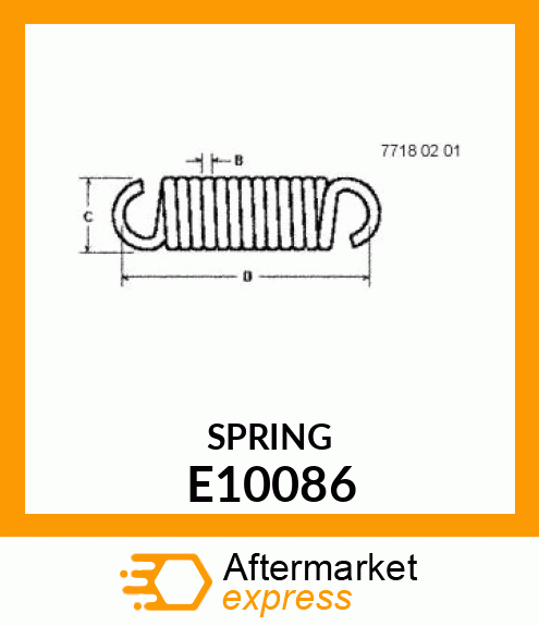 SPRING,SAFETY STOP E10086