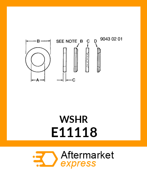 WASHER E11118