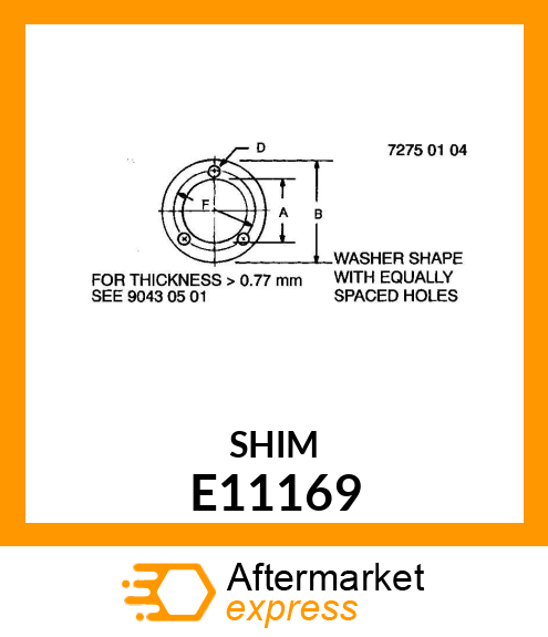 Shim E11169