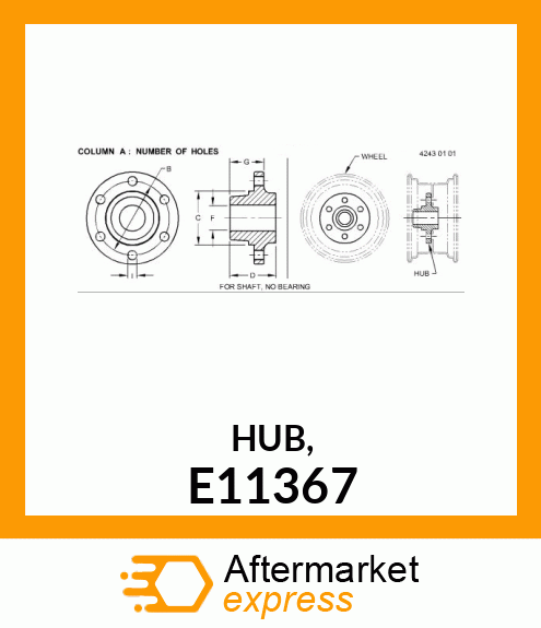 Hub E11367