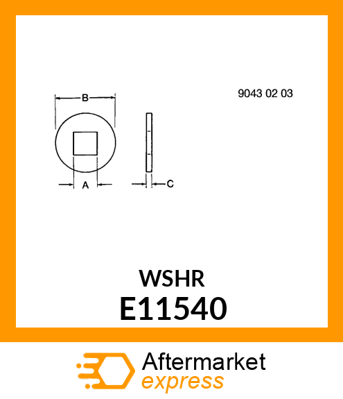 Washer E11540