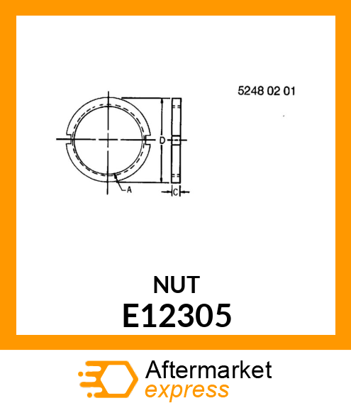 LOCKNUT E12305