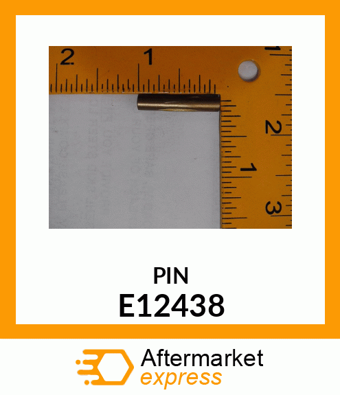 TYPE 5 GROOVE PIN BRASS E12438