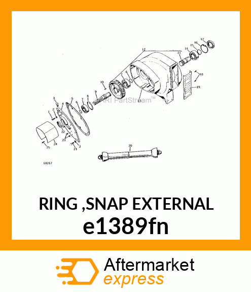 RING ,SNAP EXTERNAL e1389fn