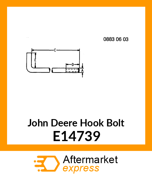 Hook Bolt E14739