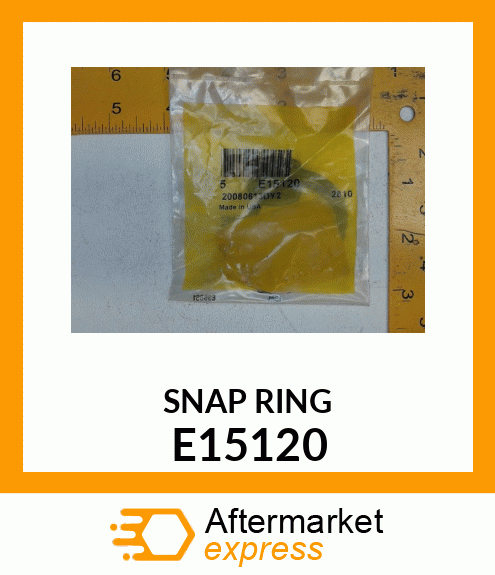 RING, TOOTH BAR BEARING RETAINING E15120