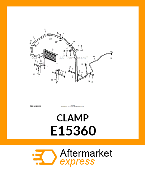 PRESSURE TUBE CLAMP E15360