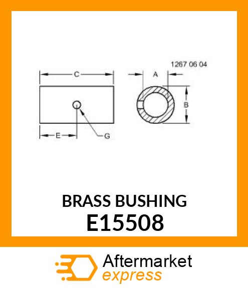 Bushing E15508