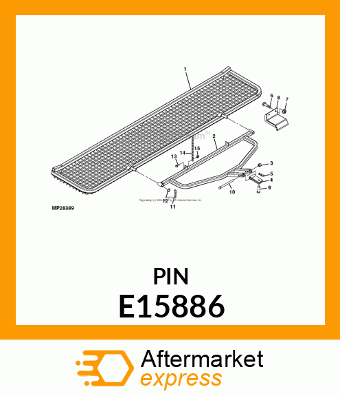 TRIP ROLLER PIN E15886