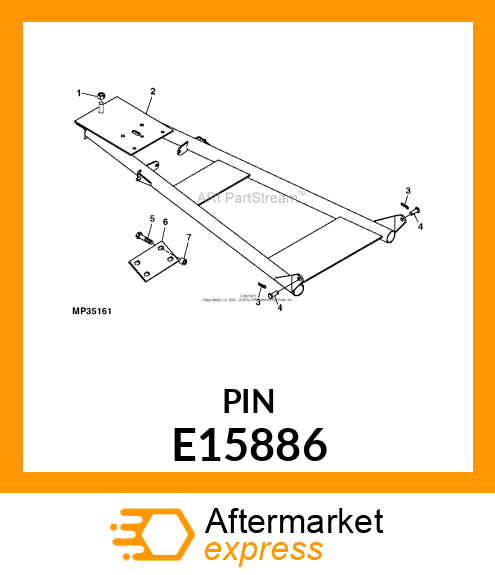 TRIP ROLLER PIN E15886