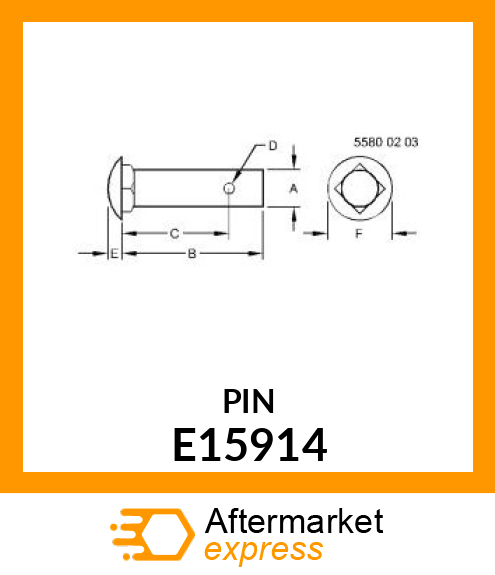 CONTROL ROD PIN E15914