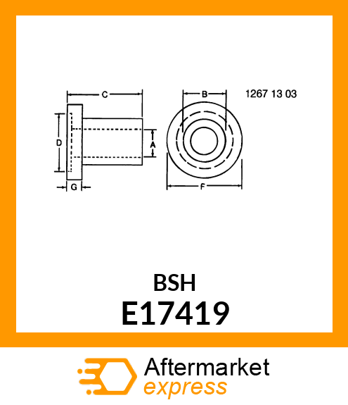 Bushing E17419