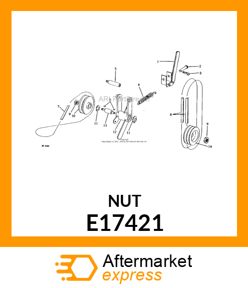 ELASTIC STOP NUT E17421