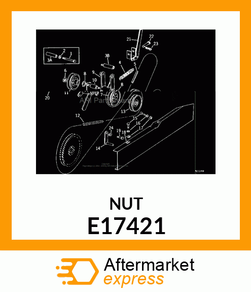 ELASTIC STOP NUT E17421