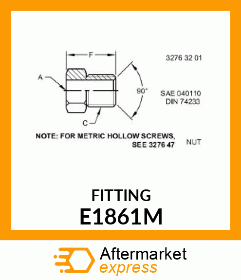 Tube Nut E1861M