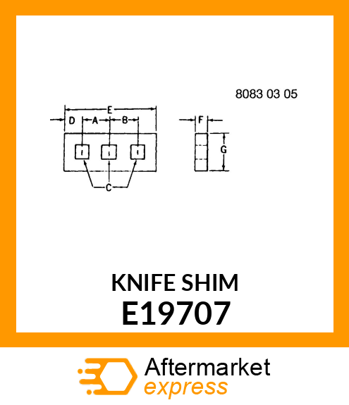 SHIM KNIFE E19707