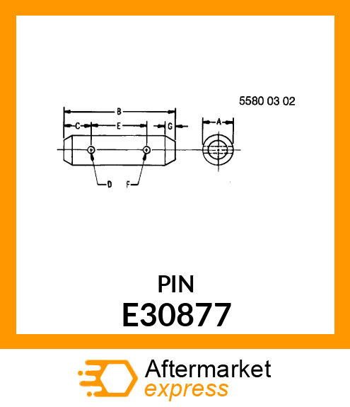 SHAFT,PUMP CONTROL E30877