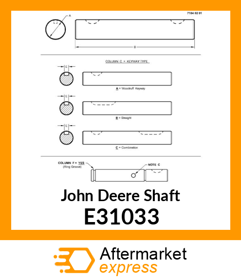 FINGER SHAFT E31033