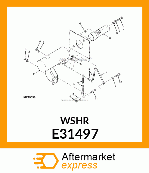 SPACER, PUSH BAR E31497