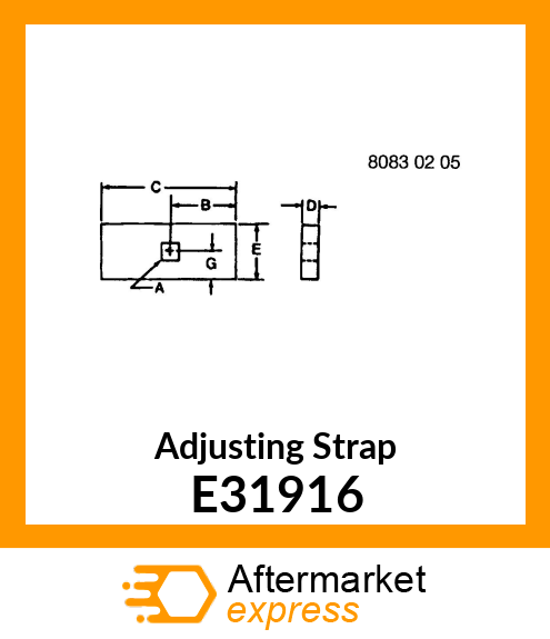 Adjusting Strap E31916
