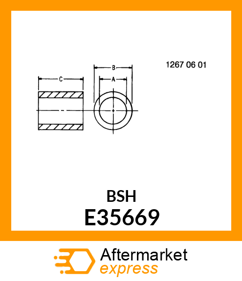 BUSHING, OVERRUNNING CLUTCH BUSHIN E35669