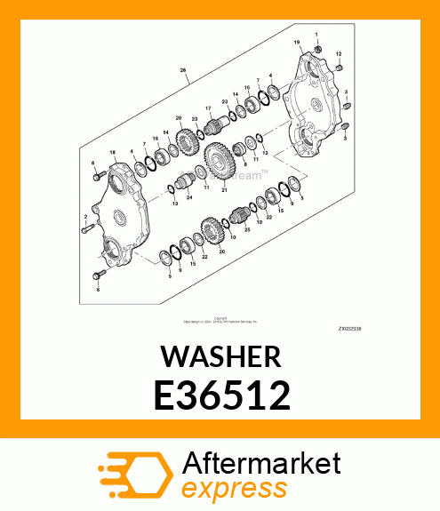 THRUST BEARING RACE E36512