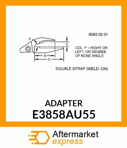 ADAPTER E3858AU55