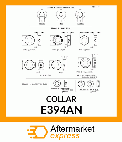 COMPRESSION ROD COLLAR E394AN