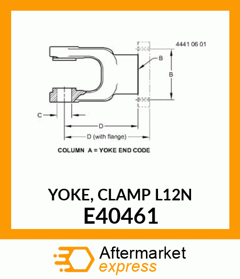 YOKE, CLAMP L12N E40461