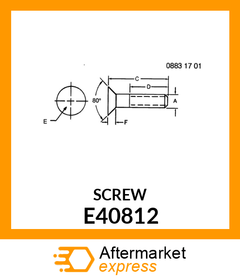 Screw E40812