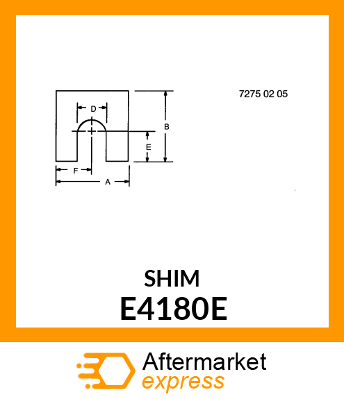 Shim E4180E