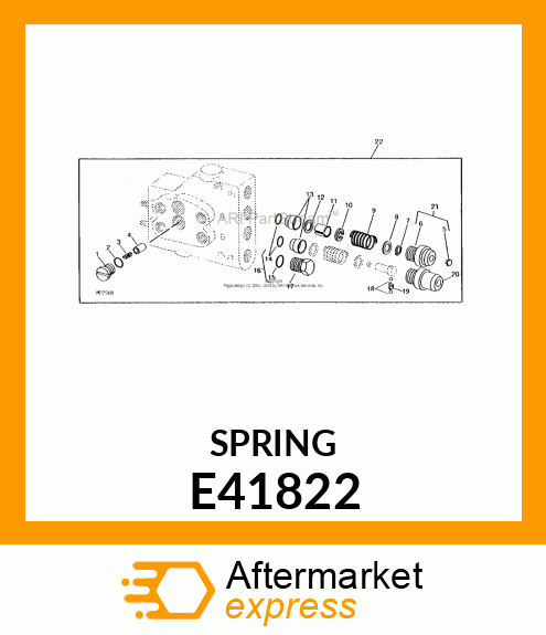 SPRING, DETENT E41822