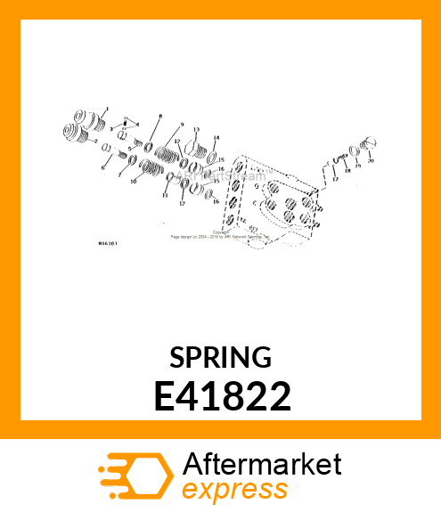 SPRING, DETENT E41822