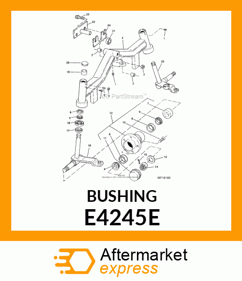 BUSHING, WHEEL (OILITE) E4245E