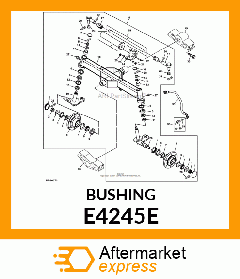 BUSHING, WHEEL (OILITE) E4245E