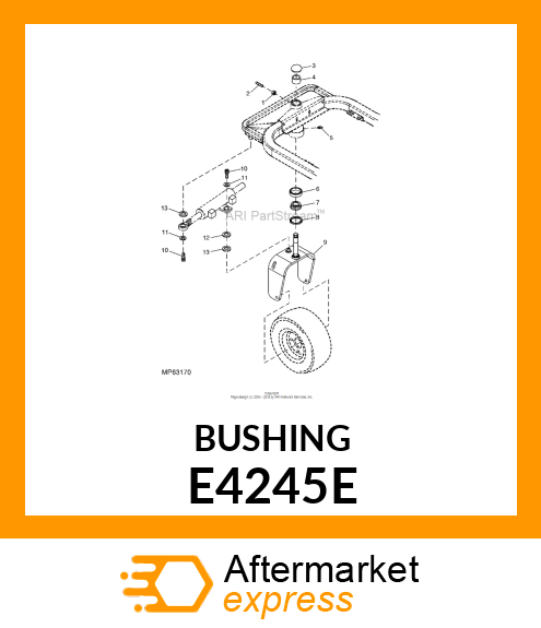 BUSHING, WHEEL (OILITE) E4245E