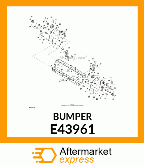 BUMPER, (FEED ROLL) E43961