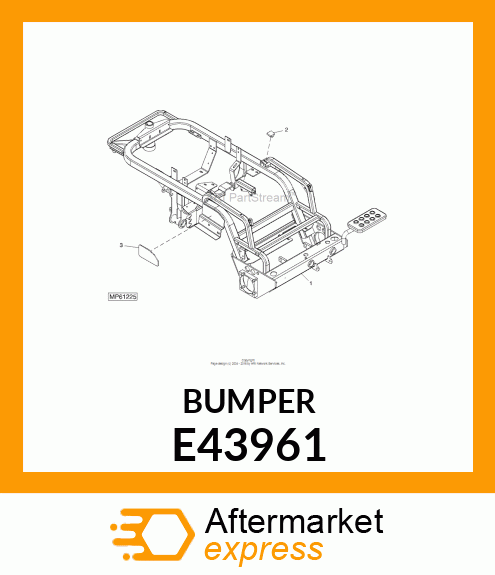 BUMPER, (FEED ROLL) E43961