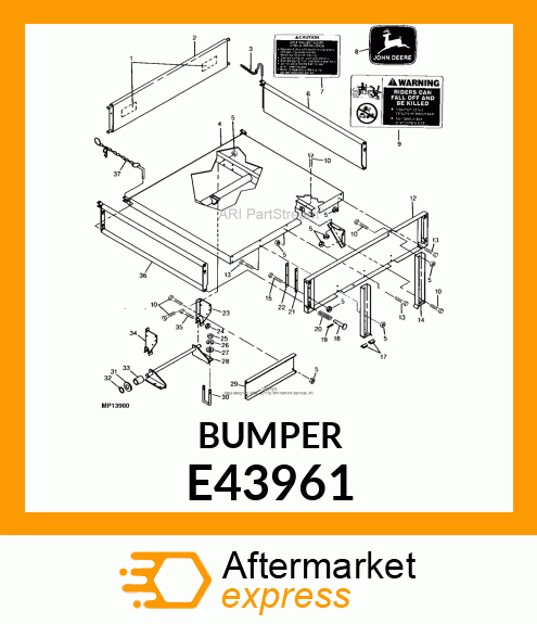 BUMPER, (FEED ROLL) E43961