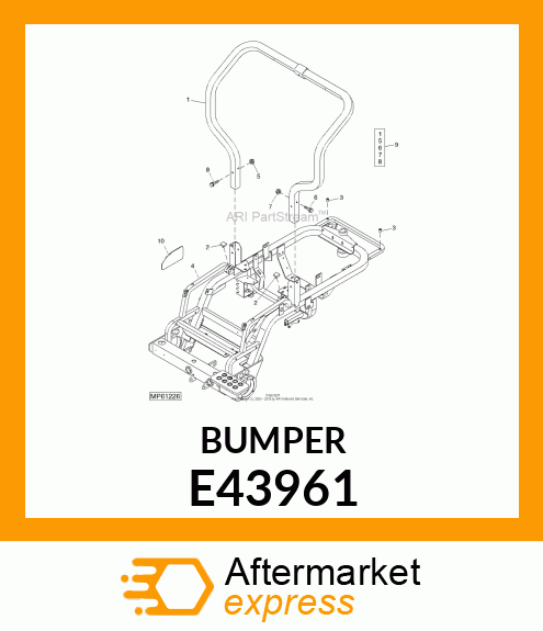 BUMPER, (FEED ROLL) E43961