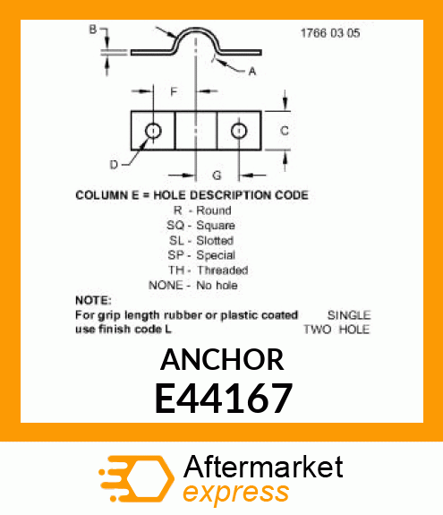 BRACKET, PICKUP MOUNTING E44167